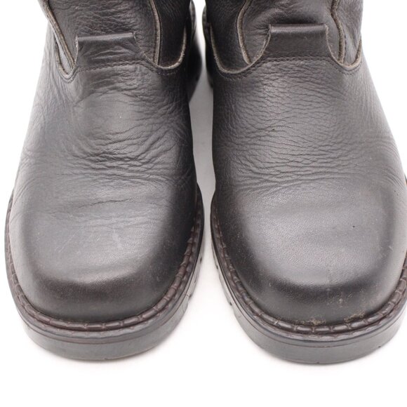 Sorel Salerno Women's Size 7 M Black Leather Mid Calf Boot Winter Snow Lace Up - Picture 11 of 11